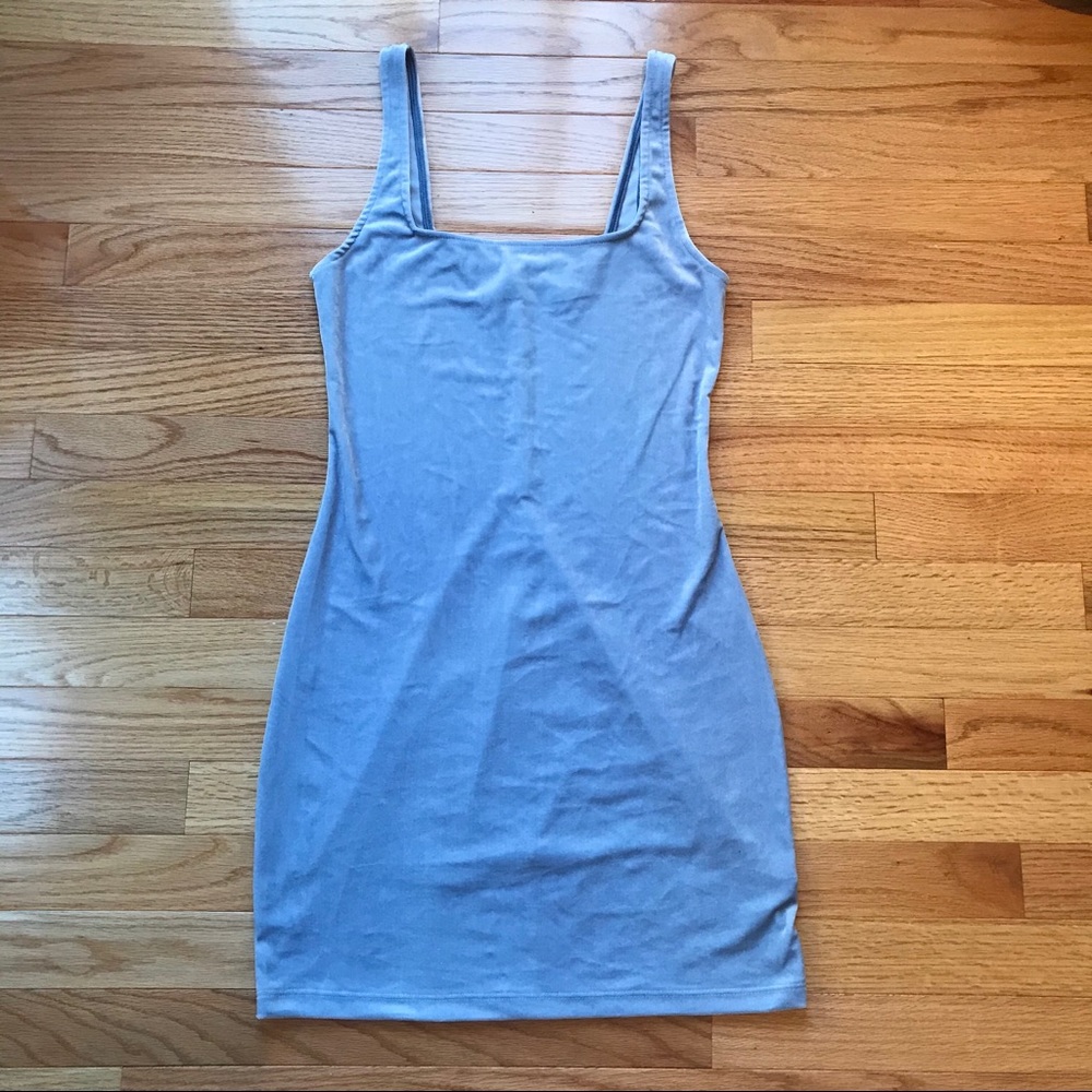 Velvet mini dress
